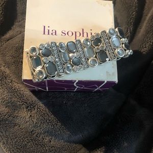 Lia Sophia silver Cuff bracelet
